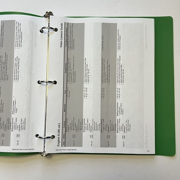 BJU Press Writing Grammar Literature Student Handouts English 8 Homeschool Curri - Picture 6 of 13